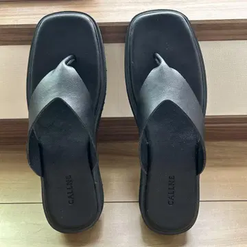 CALLINE 블랙 플립플랍 28cm
