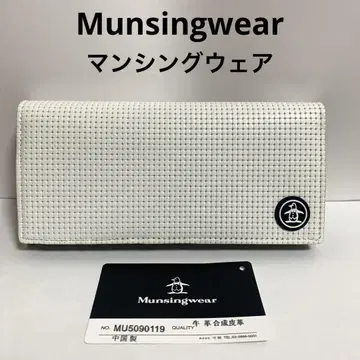 [새상품] Munsingwear 먼싱웨어, 장지갑, 화이트 H4