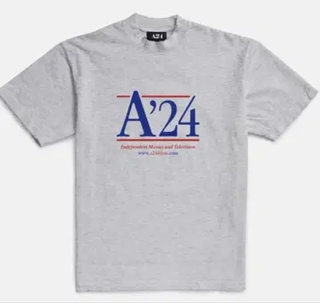 [미사용 새상품] 회원 한정품 A'24(A24) Tee 그레이 M 사이즈