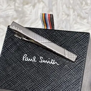 Paul Smith 넥타이핀 하운드투스 체크 무늬 로고 박스 포함