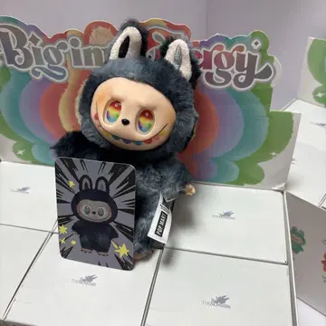 POP MART LABUBU 시크릿 카드 포함 LABUBU 봉제 인형 M