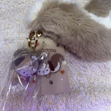 새상품 포차코 다람쥐 꼬리 키링