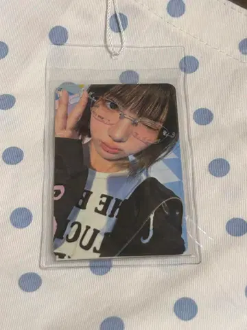 hearts2hearts 지우 style md 트레이딩 카드 에코백