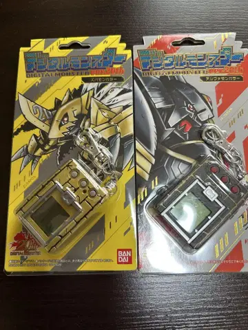 BANDAI 디지털 몬스터 골드 블랙