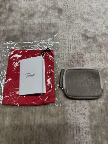 파우치 지갑 ( 주름 그레이 ) 가죽제품