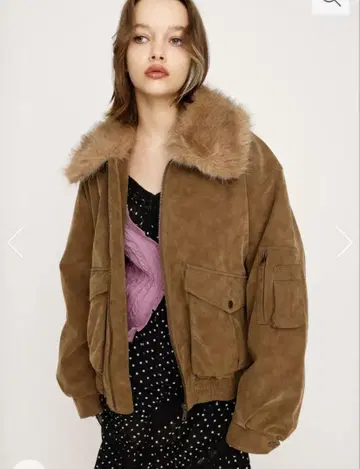 WASHED PUFFER 블루종