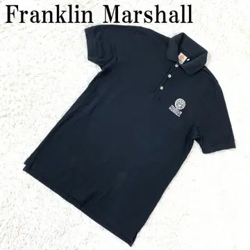 Franklin Marshall 반팔 피케 셔츠 네이비 XS B104