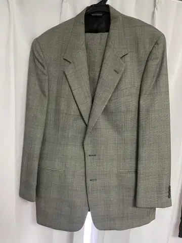 pierre cardin 그레이 체크 비즈니스 정장