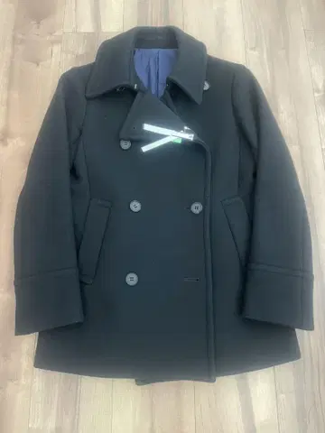 Drawen 블랙 피 코트 40