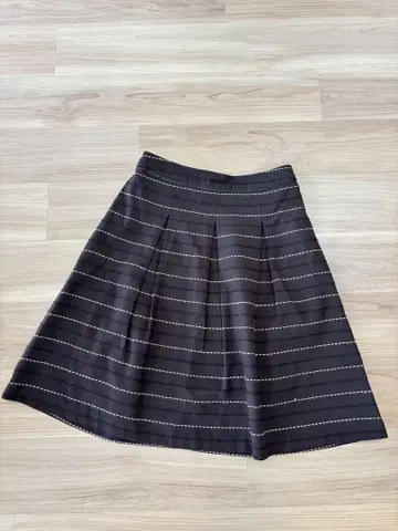 Modify 플레어 스커트 다크 브라운 42