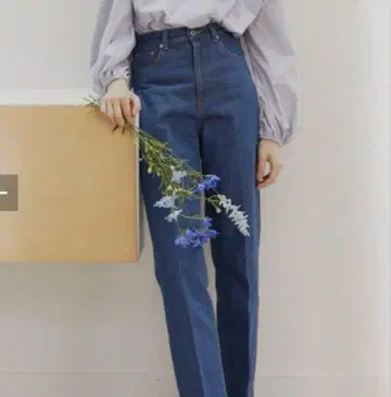 U by SPICK&SPAN 하이웨스트 데님 25 마츠다 미라이