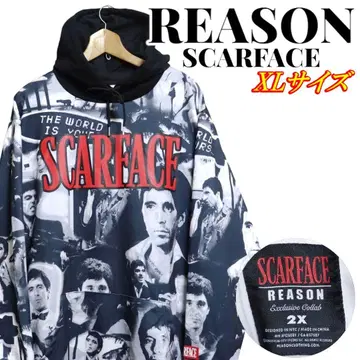 REASON 리즈은 올 패턴 SCARFACE 스카페이스 후드티 2X
