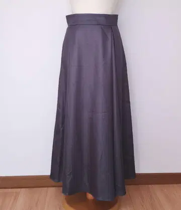 ANAYI 플레어 스커트 맥시 롱 턱 38