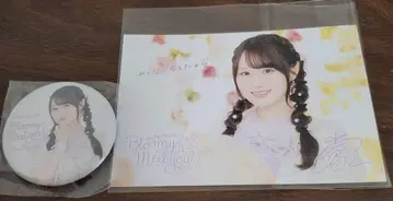 오구라 유이 Bloomy Meet you! 혜택 캔뱃지 & 브로마이드