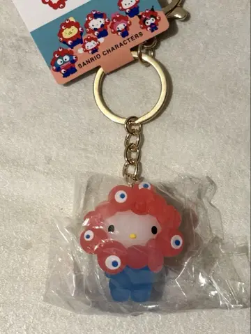 산리오 미야쿠미야쿠 클리어 키링 키티
