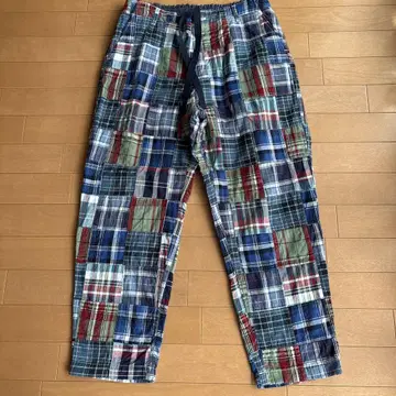BEMS BOY 마드라스 체크 팬츠