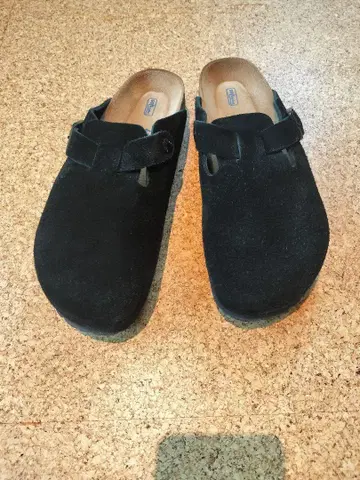 Birkenstock 보스턴 블랙 40 내로우 소프트 침대 4회 사용