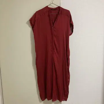 ZARA 올인원 점프 수트 V넥 콤비네존 와이드 팬츠