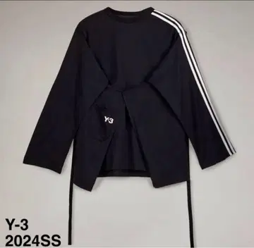 새상품급 Y-3 와이스리 LS CLOSURE TEE 긴팔 티셔츠
