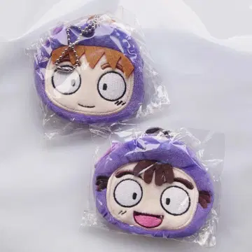 닌타마 란타로 미니 파우치 키링 삼의 단 오하마 칸에몬 후와 라이조