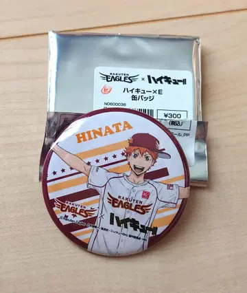 히나타 쇼요 도호쿠 라쿠텐 골든 이글스 하이큐 x E 캔뱃지