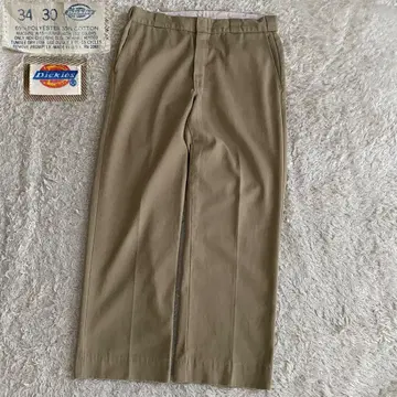 80s/W34 디키즈 874 쁘띠택 USA제 치노 팬츠 베이지