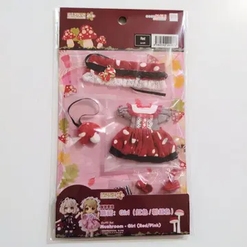 넨도로이드돌 의상 세트 mushroom Red