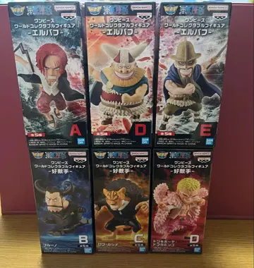 원피스 월드 컬렉터블 피규어 6체 세트