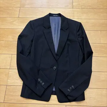COMME CA DU MODE 네이비 스트라이프 자켓 7사이즈