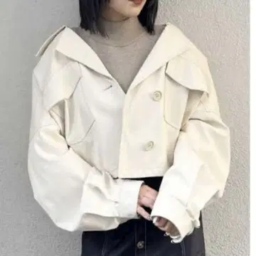 MURUA 페이크 가죽 자켓