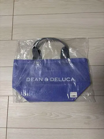 [미사용 새상품] DEAN & DELUCA 메쉬 토트백 라일락 S