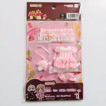 넨도로이드돌 의상 세트 mushroom Pink
