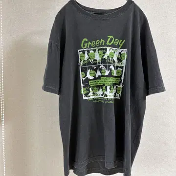 Green Day 그래픽 T셔츠 L 사이즈 블랙
