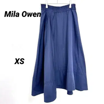 미라 오웬 플레어 스커트 MiraOwen [ XS ] 작은 사이즈 네이비