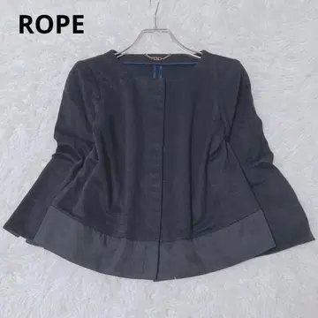 로페 노카라 자켓 린넨 혼방 세레모니 출퇴근 오피스 일본제 36