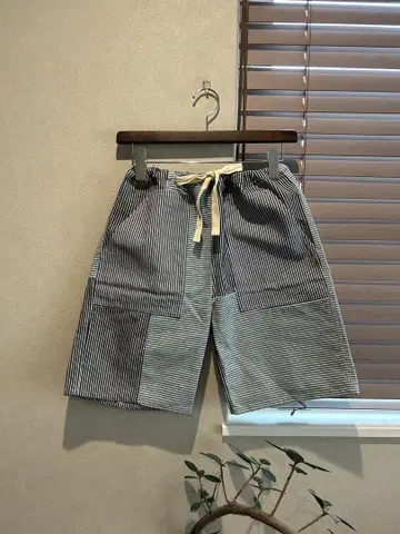 구제 의류 패치워크 숏팬츠