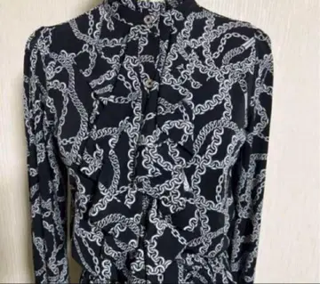 [택 포함 새상품 5만] MICHAEL KORS 로고 체인 디자인 원피스