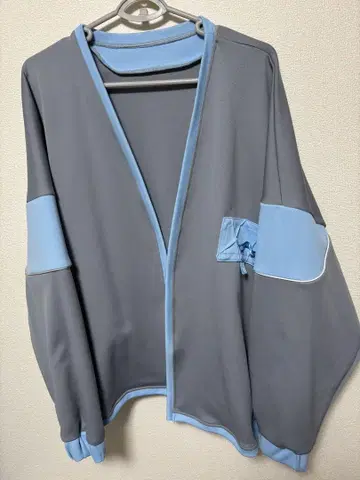 maonosuke 그레이 x 스카이블루 가디건