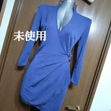 [ 미사용 ] 티에리 뮈글러 랩 원피스