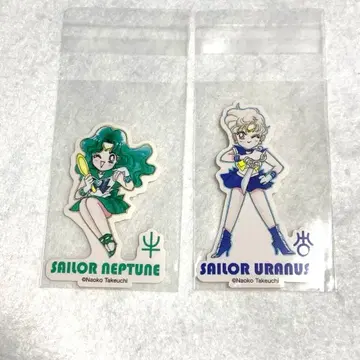 세일러문 스토어 미니 캐릭터 스티커 우라노스 넵튠 씰
