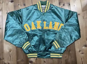 deux.c OAKLAND 바시티 자켓 그린