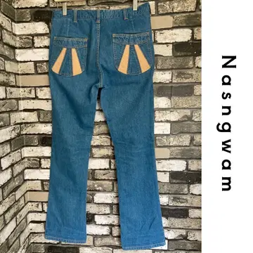 [ 고품질 ] Nasngwam 선라이즈 데님 청바지