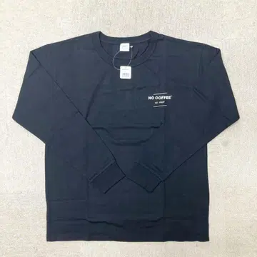 새상품 FRUIT OF THE LOOM 티셔츠 긴팔 블랙 남성용 L