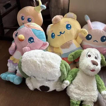 엄마와 함께 멍멍 컬러풀 봉제 인형 6체 세트