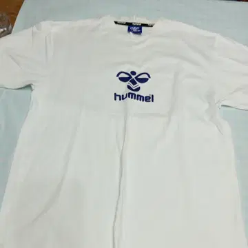 hummel 화이트 로고 티셔츠