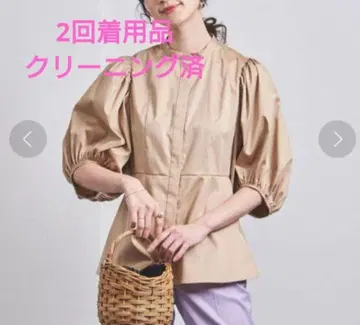 [ 유나이티드 애로우즈 클리닝 완료 ] 벌룬 슬리브 블라우스