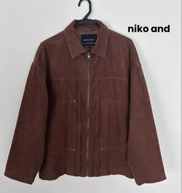 NIKO AND 코듀로이 집업 자켓 M