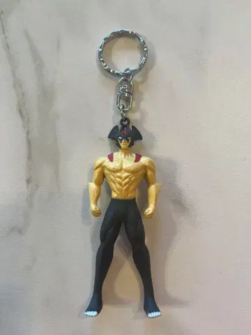 데빌맨 원작판 서 있는 자세 메탈 피규어 키링