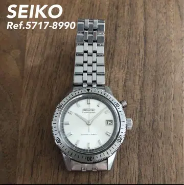 [ SEIKO ] 원푸시 크로노 5717-8990 크라운 크로노그래프