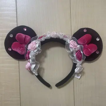 디즈니 미니 머리띠 장미